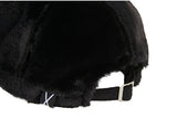VARZAR(バザール) Fur logo point ball cap black