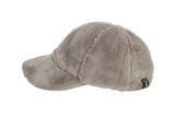 VARZAR(バザール) Fur logo point ball cap grey