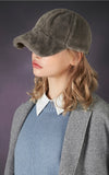 VARZAR(バザール) Fur logo point ball cap grey