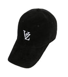 VARZAR(バザール) 3D Monogram Logo Corduroy Overfit Ball Cap Black