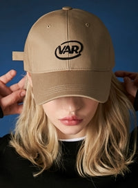 VARZAR(バザール) 3D Circle Logo Overfit Ball Cap beige