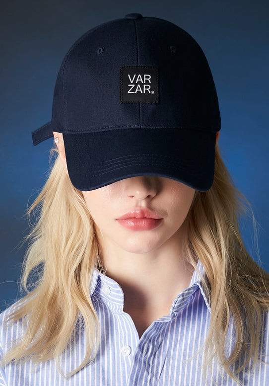 VARZAR(バザール) VARZAR Label Overfit Ball Cap Navy