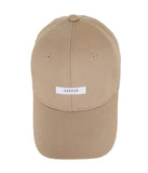 VARZAR(バザール) Solid Label Overfit Ball Cap beige