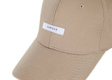 VARZAR(バザール) Solid Label Overfit Ball Cap beige