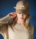 VARZAR(バザール) Solid Label Overfit Ball Cap beige