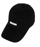 VARZAR(バザール) Solid Label Overfit Ball Cap black