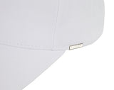 VARZAR(バザール) Metal tip overfit ball cap white