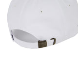 VARZAR(バザール) Metal tip overfit ball cap white