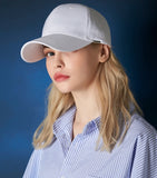 VARZAR(バザール) Metal tip overfit ball cap white