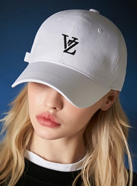 VARZAR(バザール) 3D Monogram Logo Overfit Ball Cap White