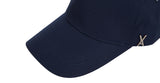 VARZAR(バザール) Stud logo overfit ball cap navy