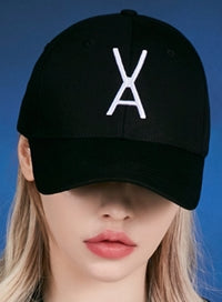 VARZAR(バザール) VA Big Logo Overfit Buckle Cap Black