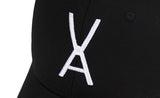 VARZAR(バザール) VA Big Logo Overfit Buckle Cap Black