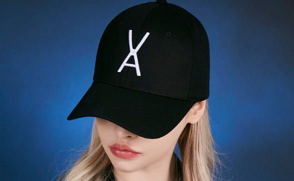 VARZAR(バザール) VA Big Logo Overfit Buckle Cap Black