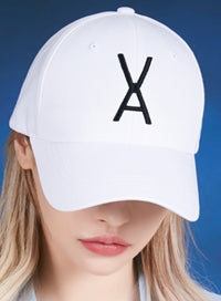 VARZAR(バザール) VA Big Logo Overfit Buckle Cap white