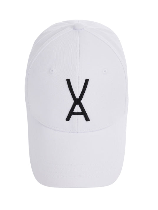 VARZAR(バザール) VA Big Logo Overfit Buckle Cap white