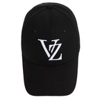 VARZAR(バザール) Monogram Big Logo Overfit Buckle Cap Black