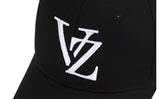 VARZAR(バザール) Monogram Big Logo Overfit Buckle Cap Black