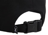 VARZAR(バザール) Monogram Big Logo Overfit Buckle Cap Black