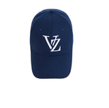 VARZAR(バザール) Monogram Big Logo Overfit Buckle Cap navy