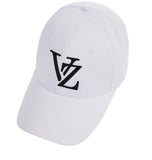 VARZAR(バザール) Monogram Big Logo Overfit Buckle Cap white