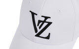 VARZAR(バザール) Monogram Big Logo Overfit Buckle Cap white