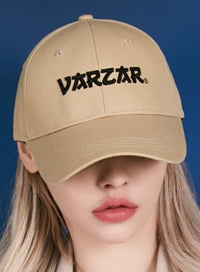 VARZAR(バザール) Mositure 3D Logo Overfit Buckle Cap beige
