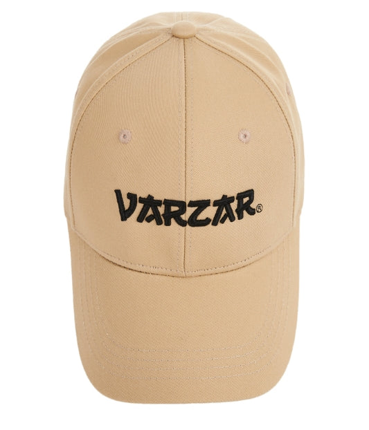 VARZAR(バザール) Mositure 3D Logo Overfit Buckle Cap beige