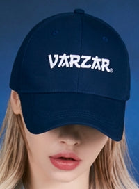 VARZAR(バザール) Mositure 3D Logo Overfit Buckle Cap navy