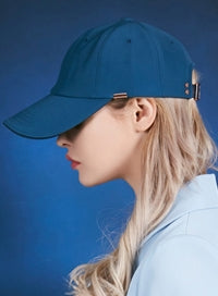 VARZAR(バザール) Rose Gold Double Link Overfit Ball Cap navy