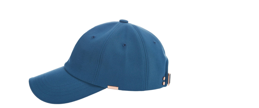 VARZAR(バザール) Rose Gold Double Link Overfit Ball Cap navy