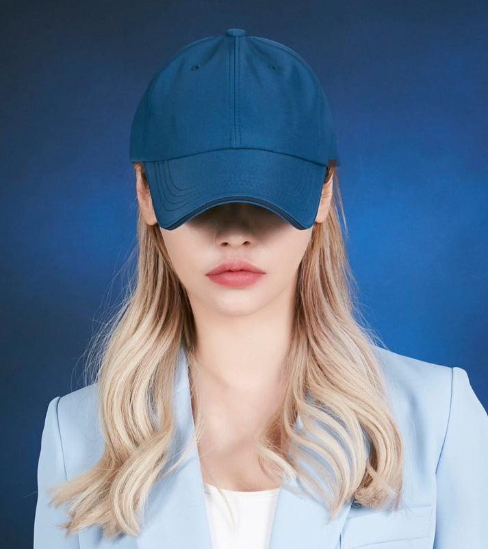 VARZAR(バザール) Rose Gold Double Link Overfit Ball Cap navy