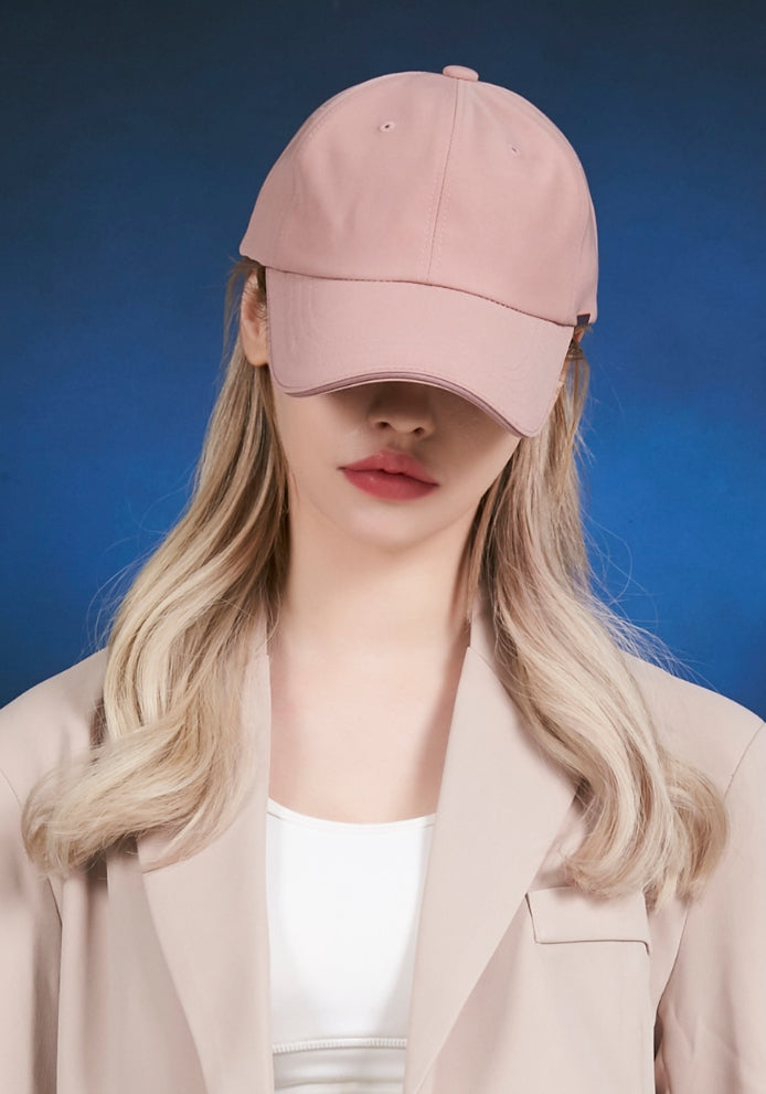 VARZAR(バザール) Rose Gold Double Link Overfit Ball Cap pink