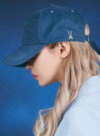 VARZAR(バザール) OG Fit Overfit Washing Ball Cap navy