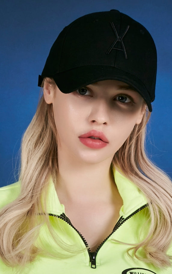 VARZAR(バザール) Special VA Big Logo Overfit Buckle Cap All Black