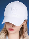 VARZAR(バザール) Special Monogram Big Logo Overfit Buckle Cap All white