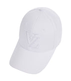 VARZAR(バザール) Special Monogram Big Logo Overfit Buckle Cap All white