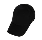 VARZAR(バザール) Stud logo overfit ball cap black