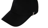 VARZAR(バザール) Stud logo overfit ball cap black