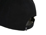 VARZAR(バザール) Stud logo overfit ball cap black