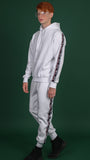 SSY(エスエスワイ) wide tape jogger white