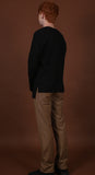 SSY(エスエスワイ)  basic wide slacks brown