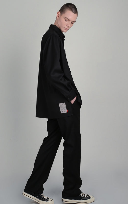 SSY(エスエスワイ)  ssy flow wide pants black