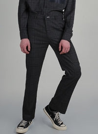 SSY(エスエスワイ)  ssy flow wide pants grey check