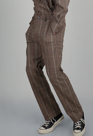 SSY(エスエスワイ)  ssy glen wide pants brown