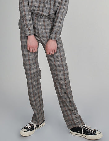 SSY(エスエスワイ)  ssy glen wide pants grey