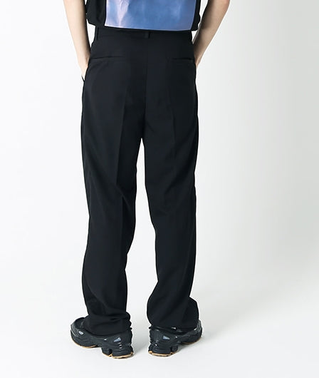 SSY(エスエスワイ)  essential over wide pants black