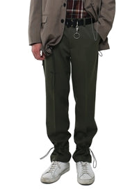 SSY(エスエスワイ)  3way transform utility slacks khaki