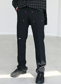 SSY(エスエスワイ)  DESTINATION SIGN SLACKS BLACK