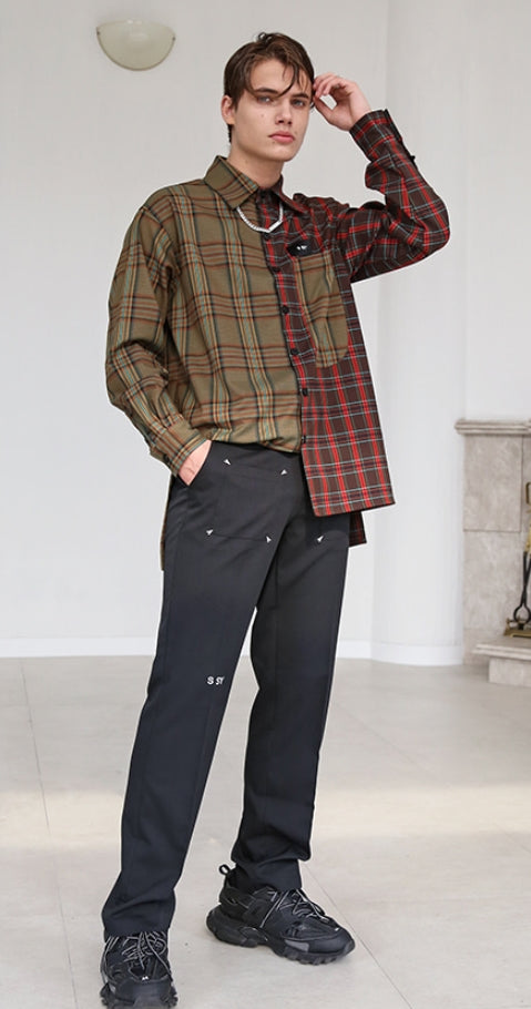 SSY(エスエスワイ)  DESTINATION SIGN SLACKS BLACK